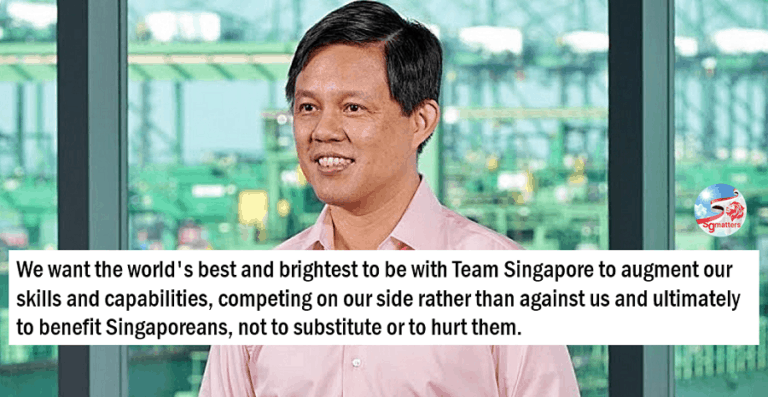 Team Singapore foreign worker policies