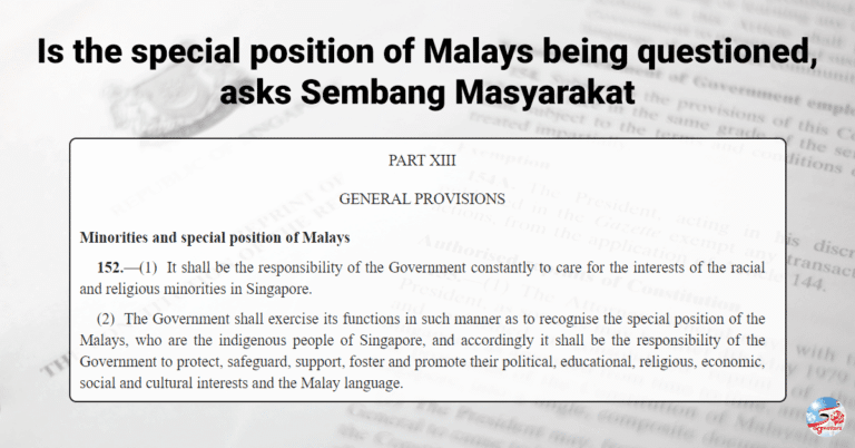 Special position of Malays
