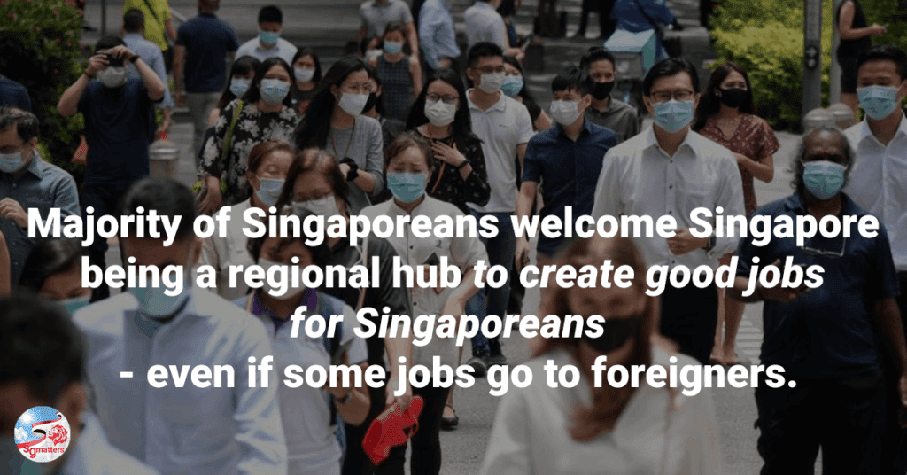 Singaporeans open to foreigners