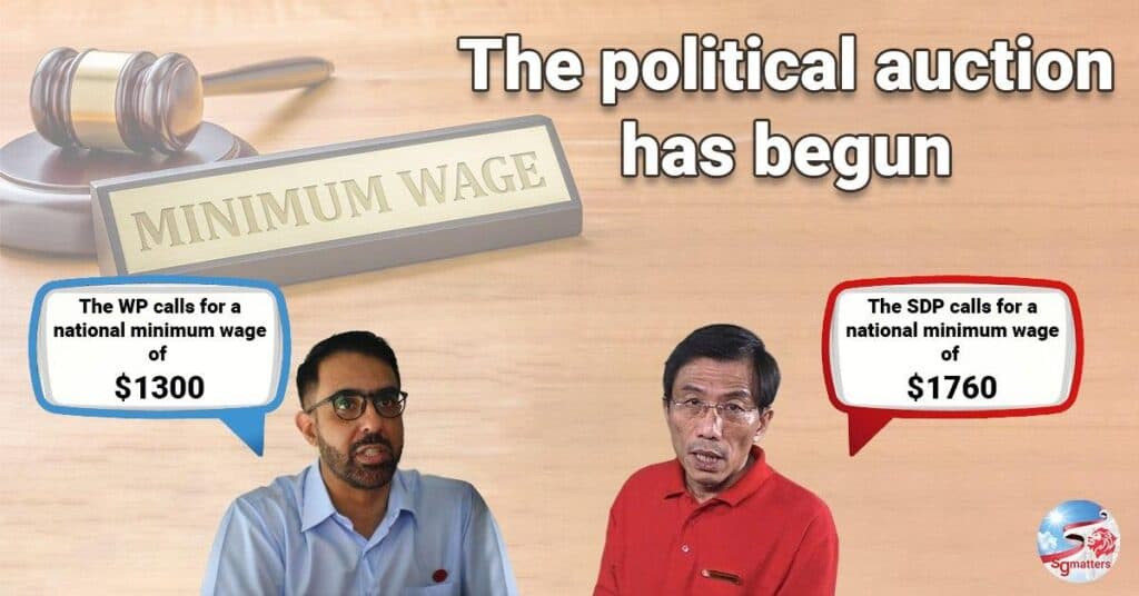 political auction minimum wage
