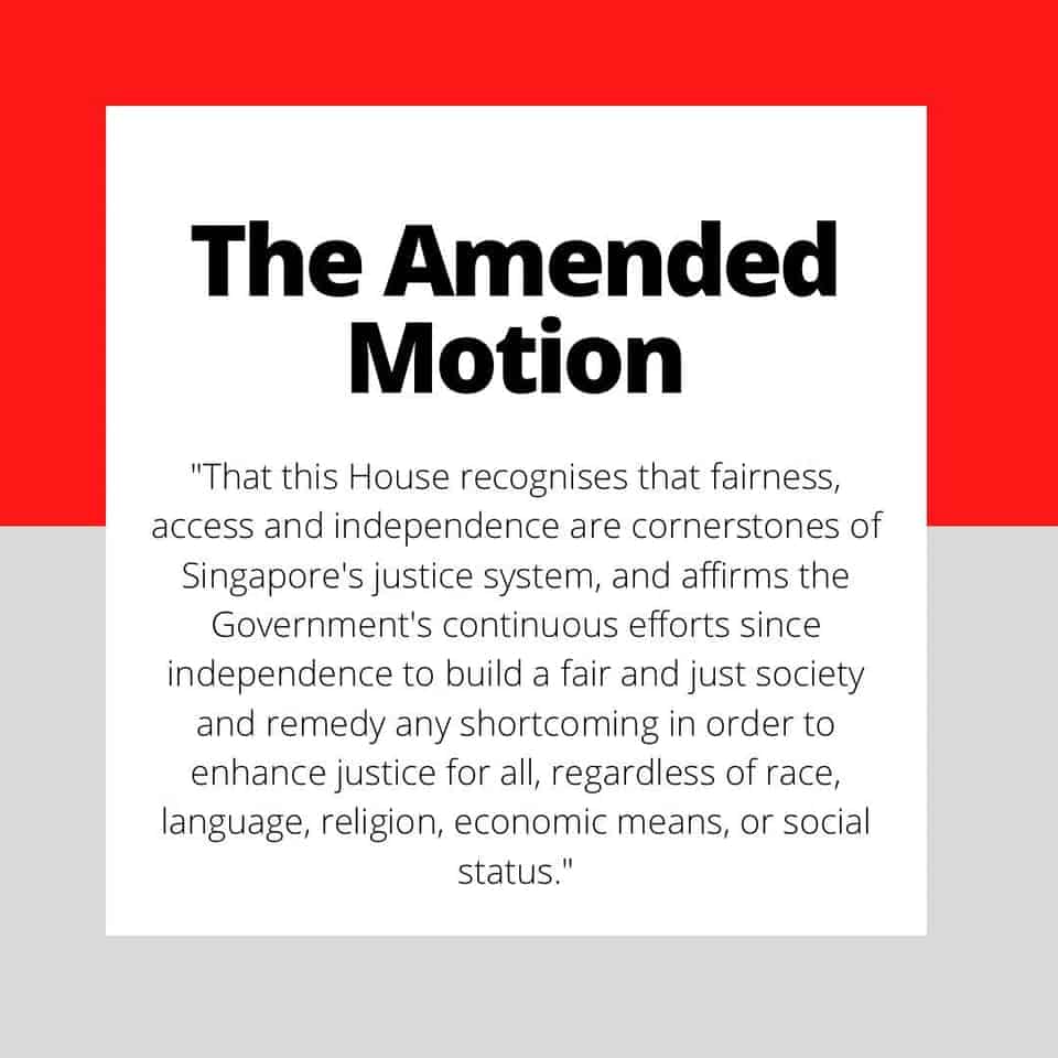 Amended motion