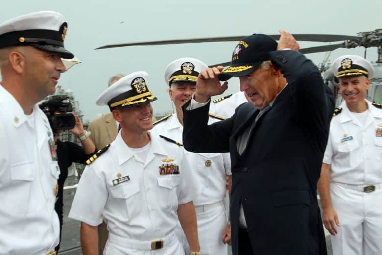 Joe Biden and USS Freedom
