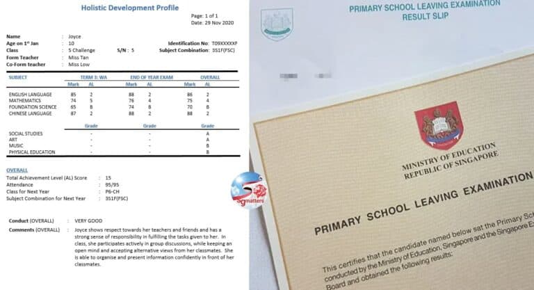 PSLE Primary School Leaving Examination