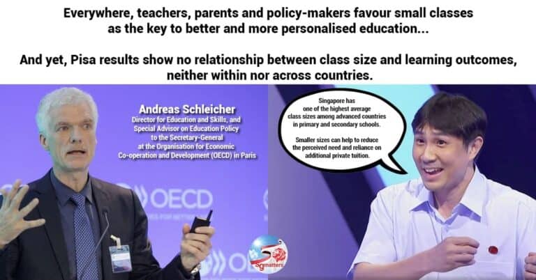 No relationship between class size and learning outcomes said oecd singapore