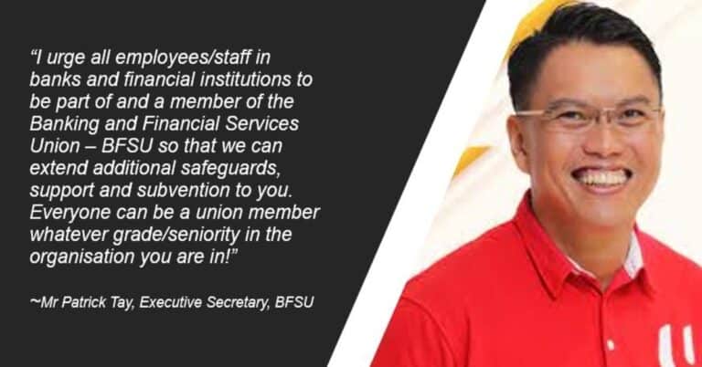 In a joint statement, Mr Patrick Tay, executive secretary of BSFU, and Mr Max Lim, president of SBEU, shared that union leaders will provide support, advice and assistance to affected employees by the retrenchment