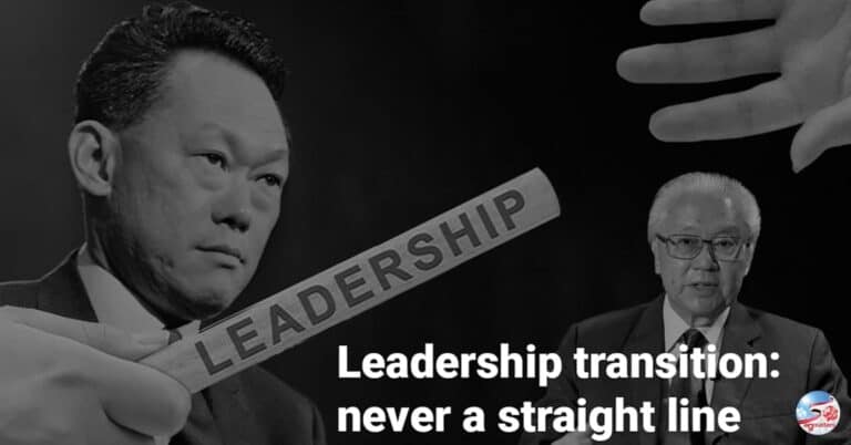 Leadership transition: never a straight line