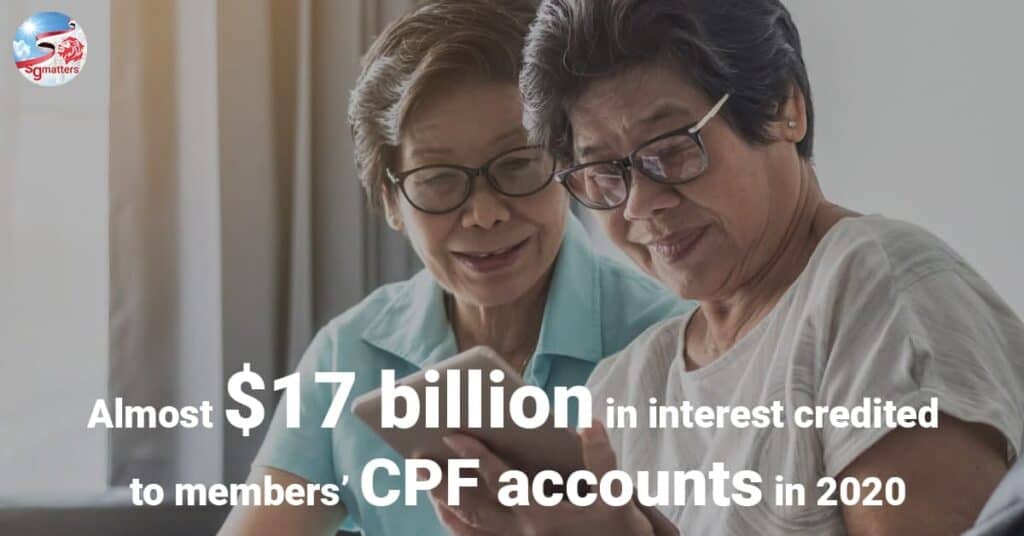 Almost $17 billion in interest credited to members' CPF accounts in 2020