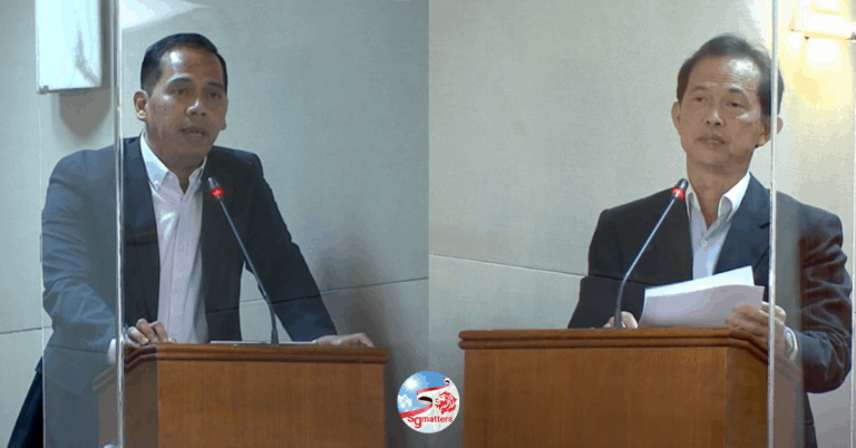 NMP Abdul Samad Abdul Wahab, Vice President of NTUC Central Committee, who is also general secretary of the Union of Power and Gas Employees was visibly upset when he rose to speak in response to Leong Mun Wai's uncalled for attack.