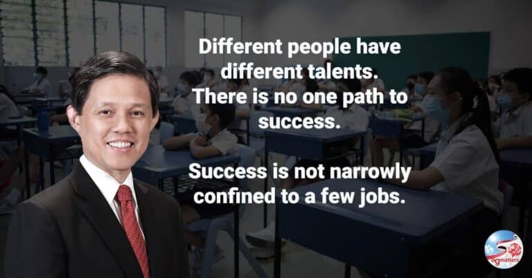 Focus on surpassing yourself, not on outperforming others, says Chan Chun Sing