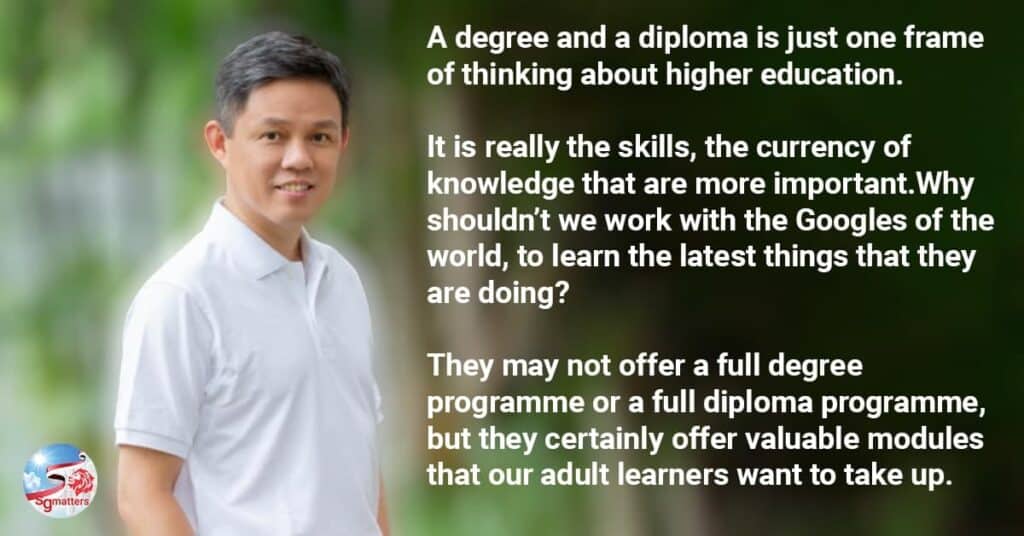 Not graduating just once. Students must acquire mindset to learn, unlearn and relearn, says Chan Chun Sing