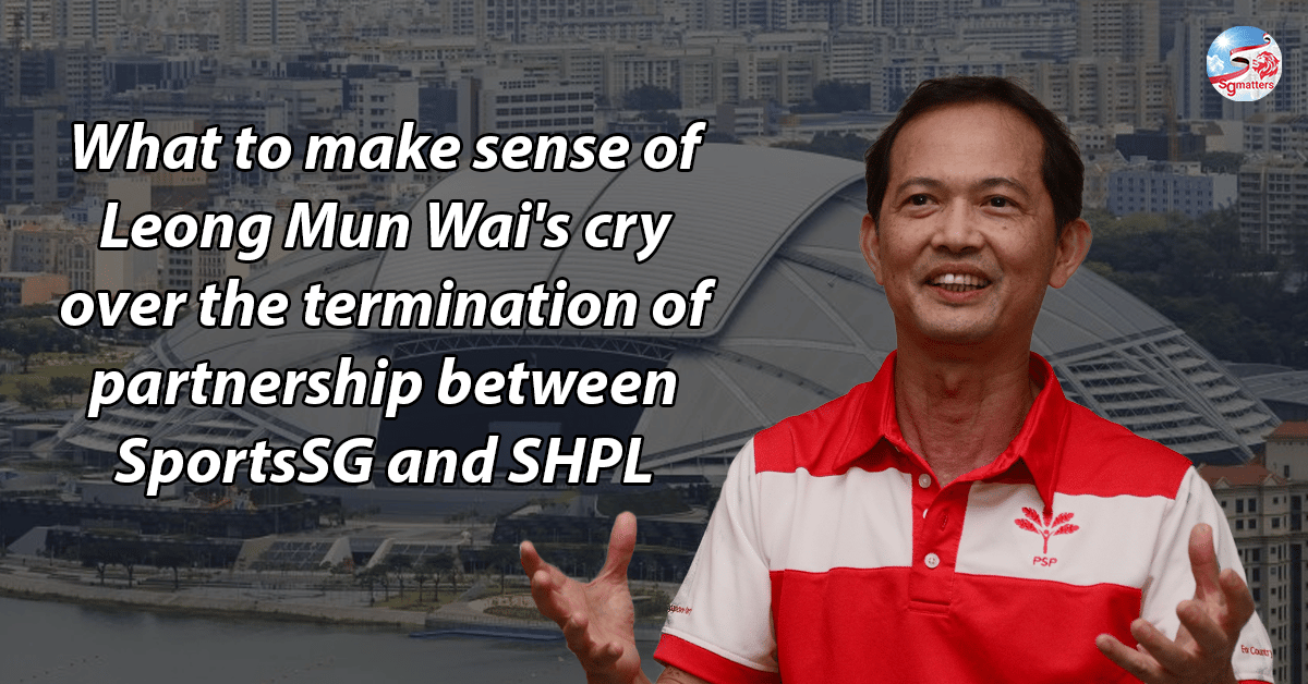 Singapore, Sport, Partnership, Government, Leong, Mun, Wai