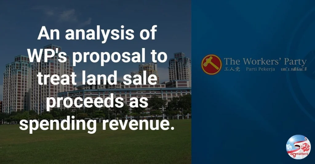sgmatters.com a close look at wps proposal to treat land sale proceeds as revenue for spending a close look at wps proposal to treat land sale proceeds as revenue for spending