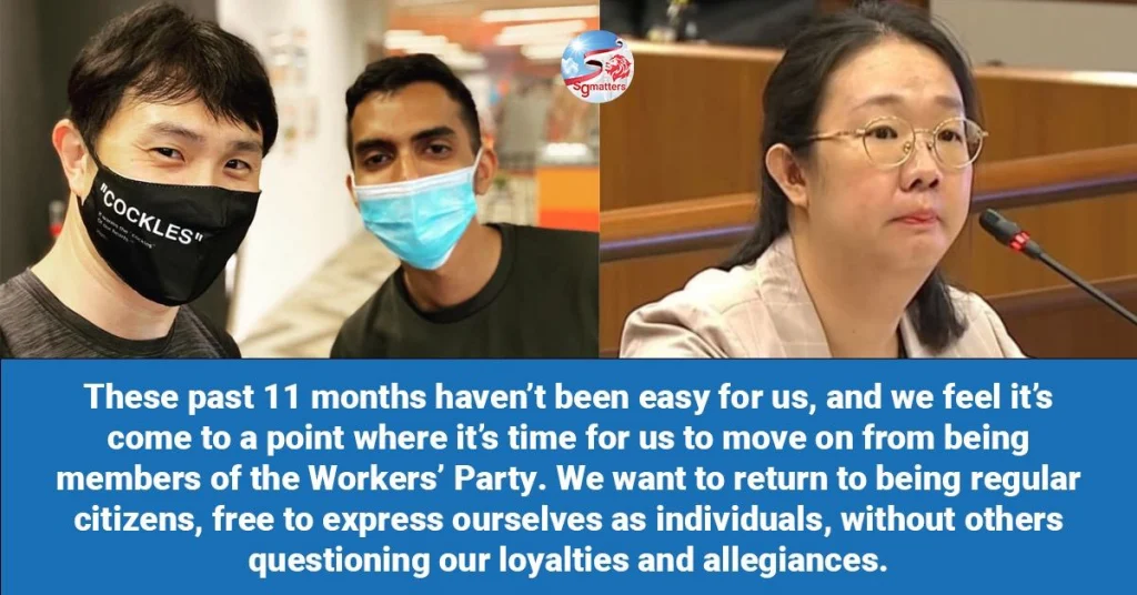 sgmatters.com loh pei ying and yudhisthra nathan resign call on good people in wp to keep welfare of singaporeans at centre loh pei ying and yudhisthra nathan resign call on good people in wp to keep