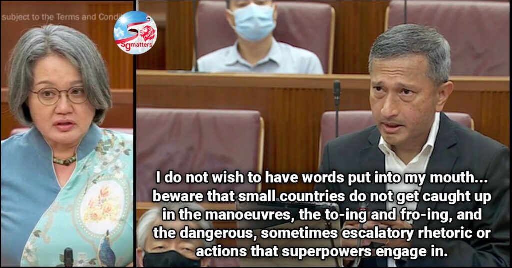 in trying to avoid the european tragedy in southeast asia it is entirely legitimate to consider all views vivian balakrishnan